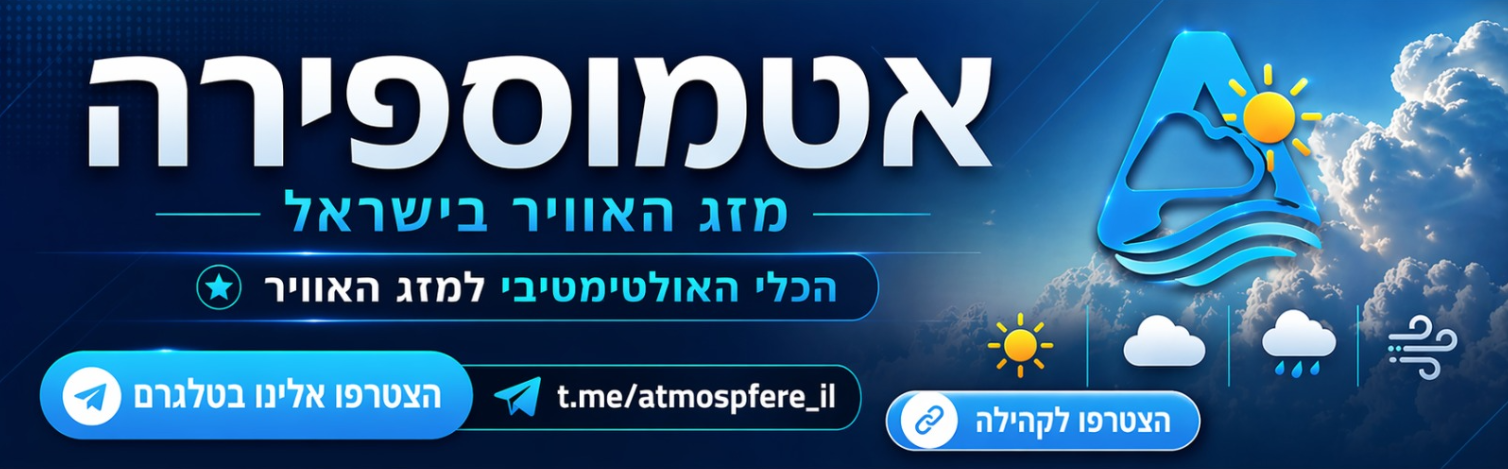 אטמוספירה - מזג האוויר בישראל